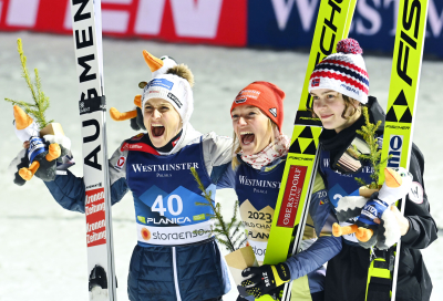 Althaus succeeds Ema Klinec on the ski jumping throne | Planica 2023