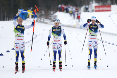 Sweden's Women cross-country skiers dominate, Klaebo defends title ...